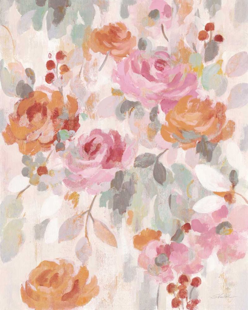 Pastel Brocade II art print by Silvia Vassileva for $57.95 CAD