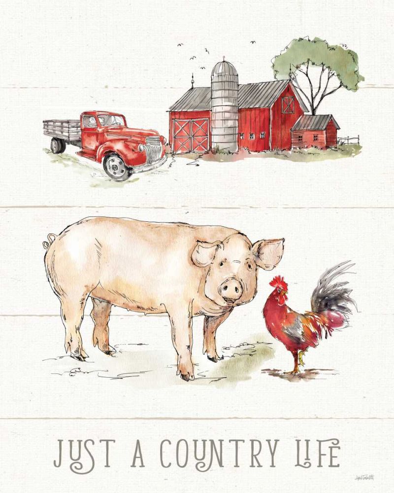 Country Life II art print by Anne Tavoletti for $57.95 CAD