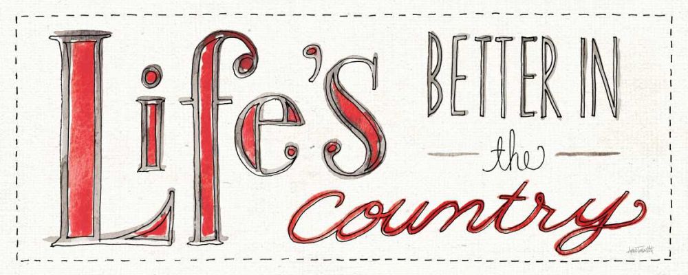 Country Life VIII art print by Anne Tavoletti for $57.95 CAD
