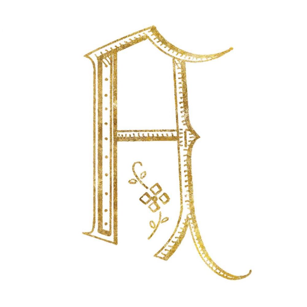 French Sewing Letter A art print by Wild Apple Portfolio for $57.95 CAD