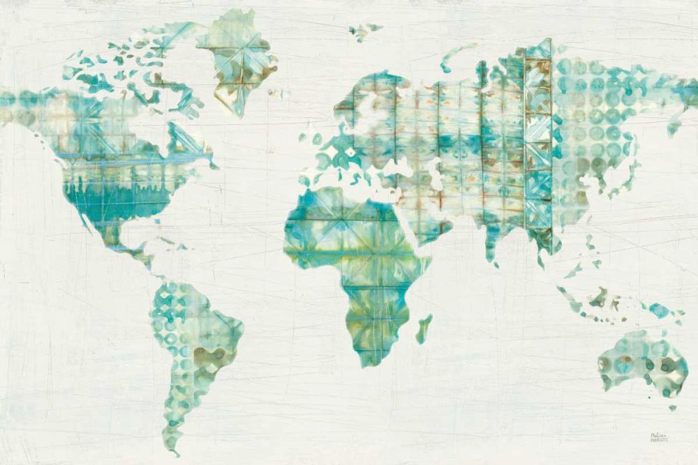 Kanari Map art print by Melissa Averinos for $57.95 CAD