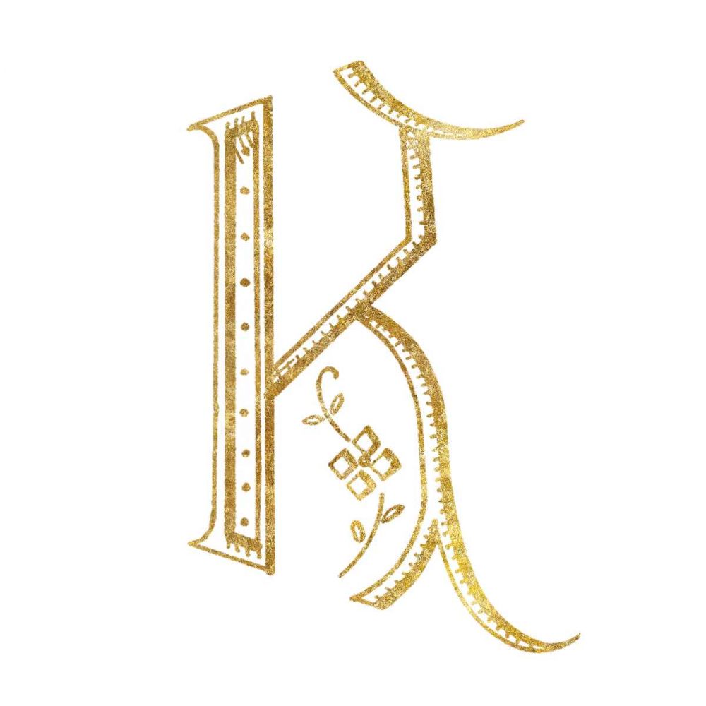 French Sewing Letter K art print by Wild Apple Portfolio for $57.95 CAD