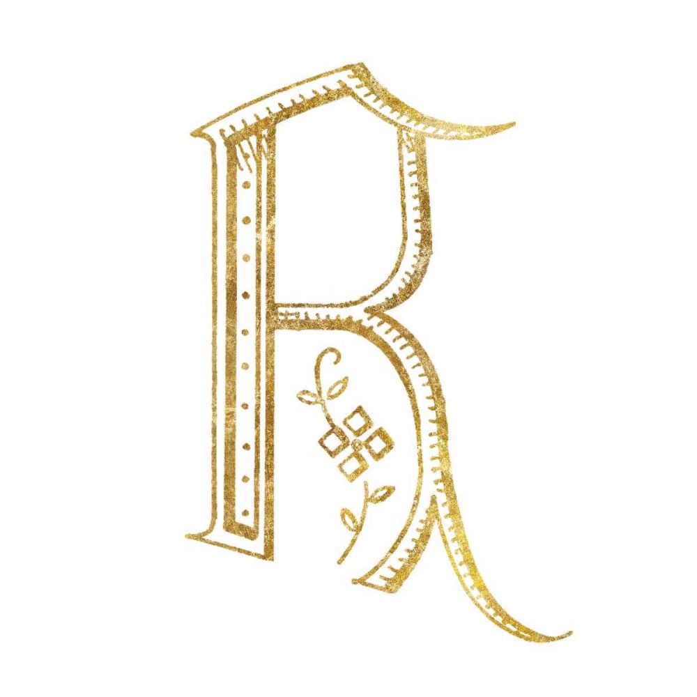 French Sewing Letter R art print by Wild Apple Portfolio for $57.95 CAD