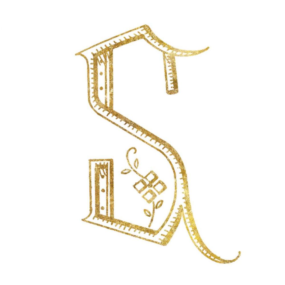 French Sewing Letter S art print by Wild Apple Portfolio for $57.95 CAD
