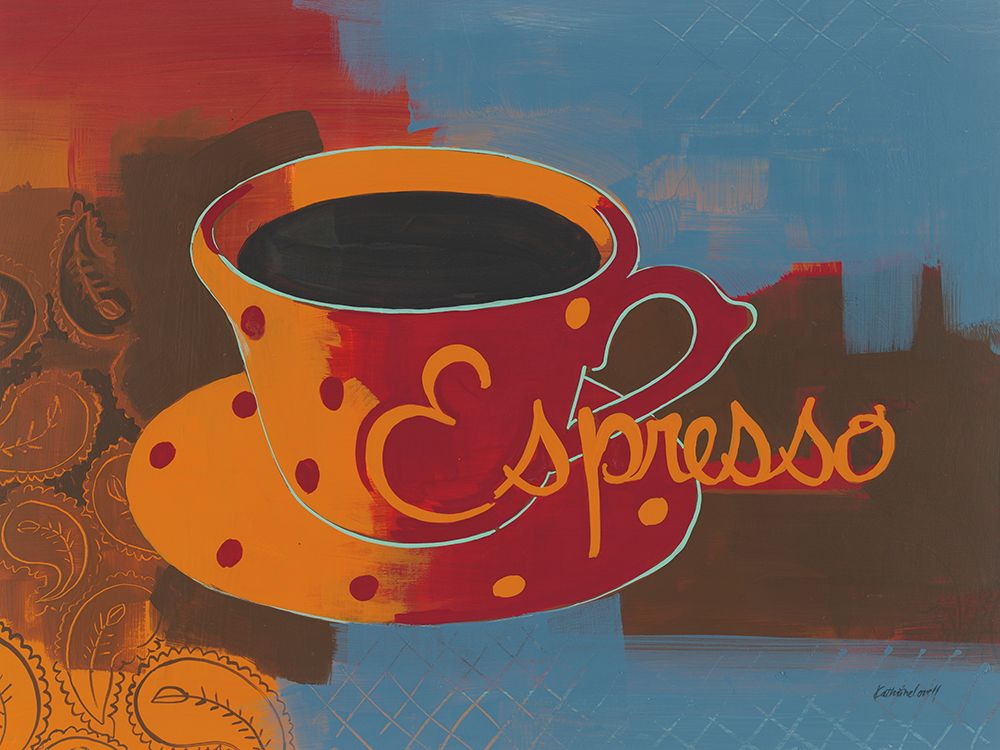 Espresso art print by Kathrine Lovell for $57.95 CAD