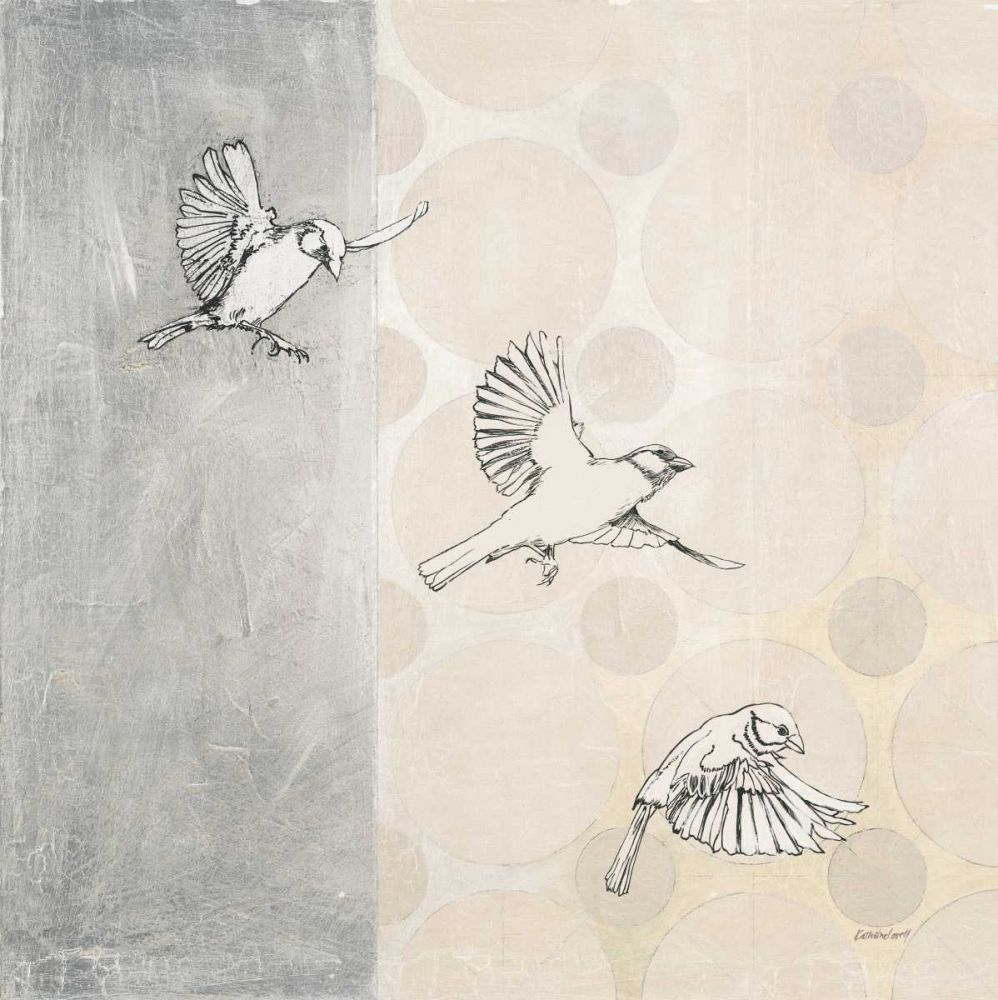 Sparrows Alighting art print by Kathrine Lovell for $57.95 CAD