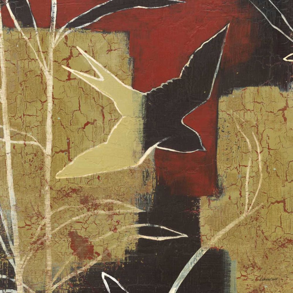 Sun Stems Tile I art print by Kathrine Lovell for $57.95 CAD
