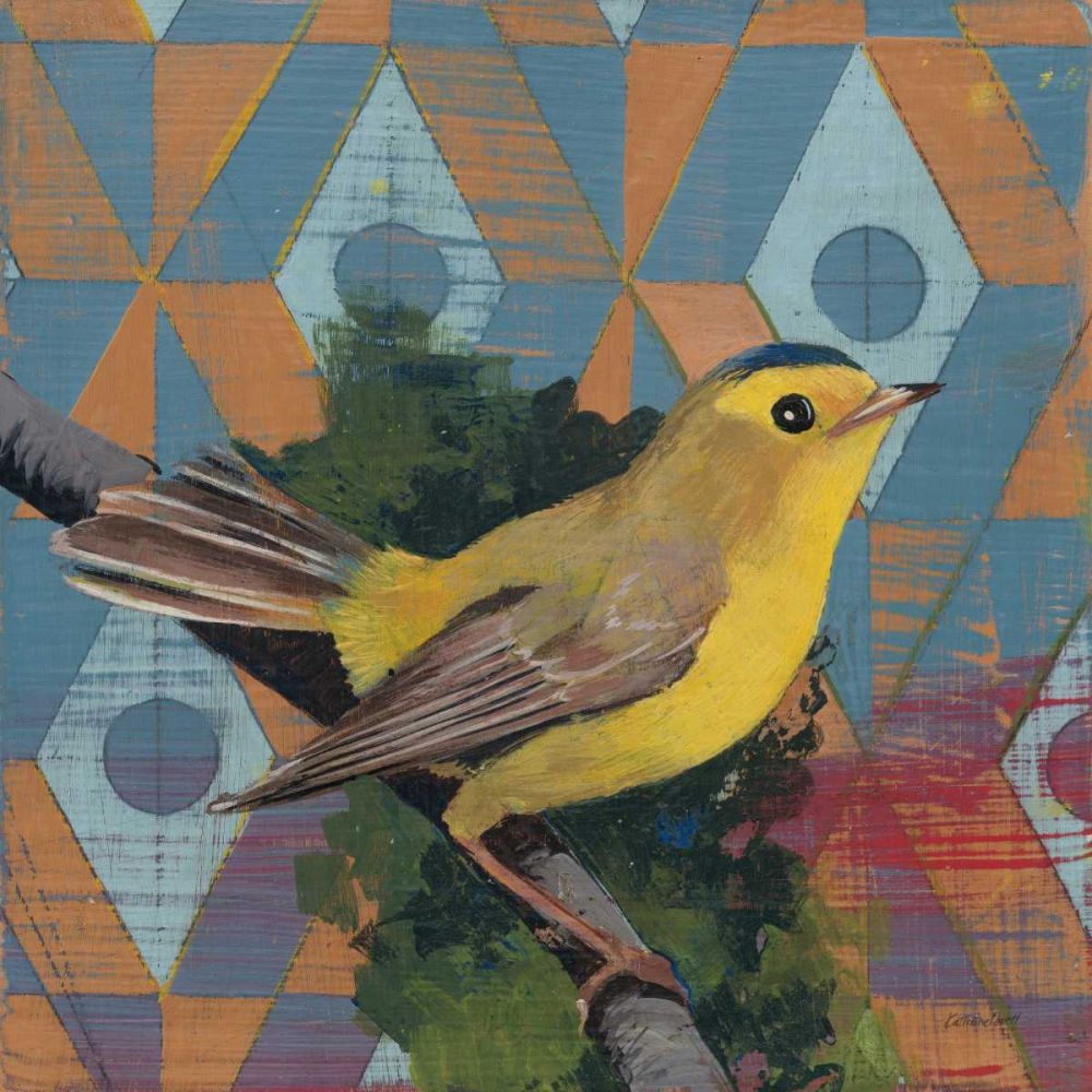 Wilsons Warbler art print by Kathrine Lovell for $57.95 CAD