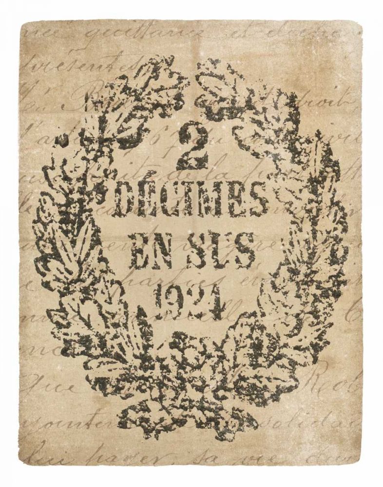 Letter Crest II Vintage v2 art print by Wild Apple Portfolio for $57.95 CAD