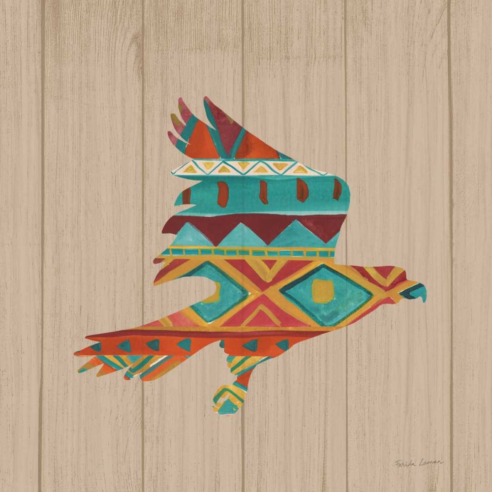 Southwestern Vibes III on Walnut art print by Farida Zaman for $57.95 CAD
