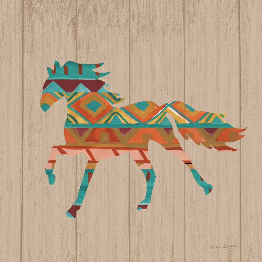 Southwestern Vibes IV on Walnut art print by Farida Zaman for $57.95 CAD