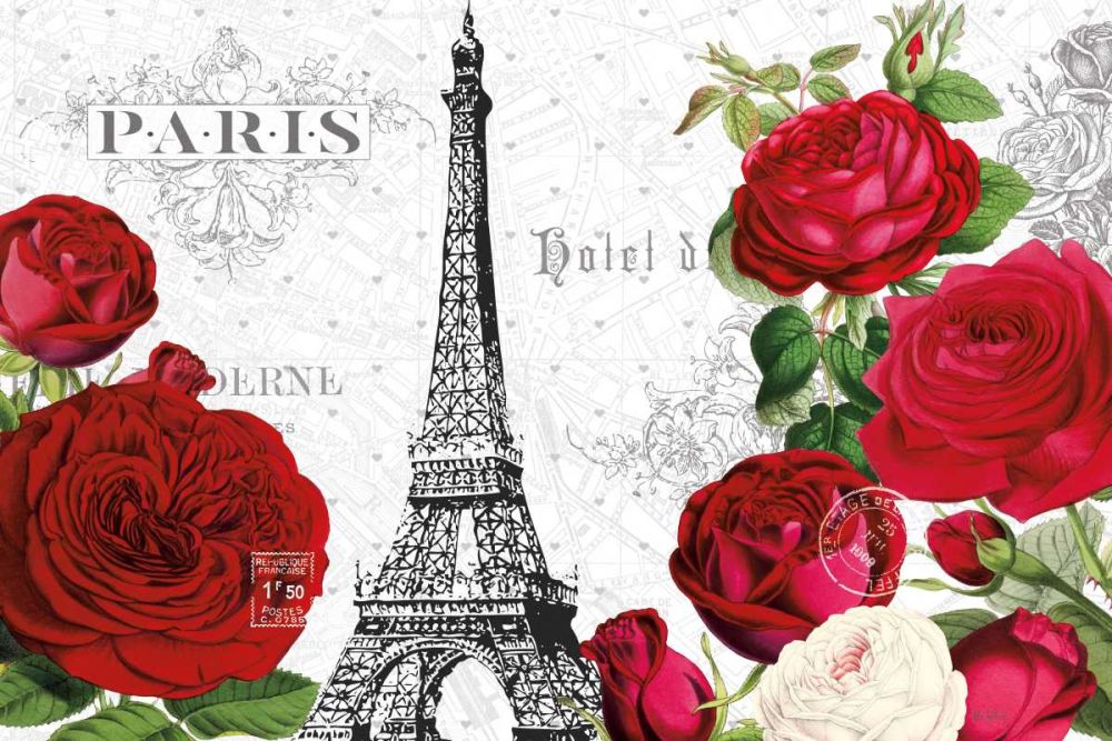 Rouge Paris I art print by Katie Pertiet for $57.95 CAD