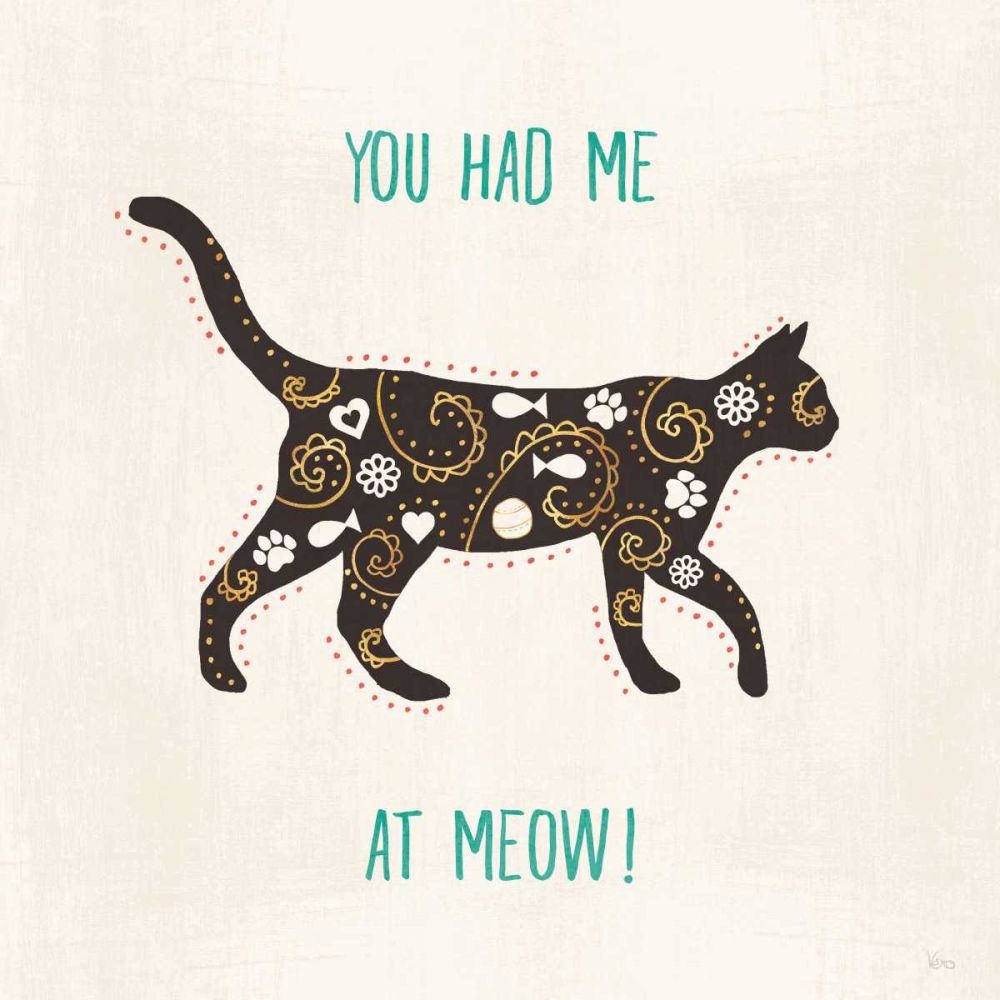 Otomi Cats IV art print by Veronique Charron for $57.95 CAD