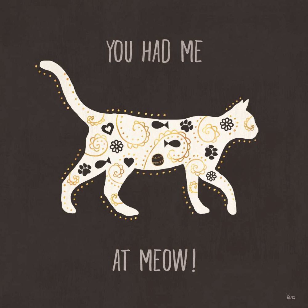 Otomi Cats IV Dark Neutral art print by Veronique Charron for $57.95 CAD