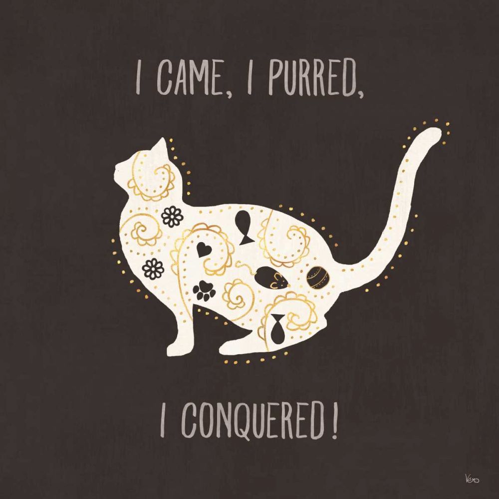 Otomi Cats V Dark Neutral art print by Veronique Charron for $57.95 CAD