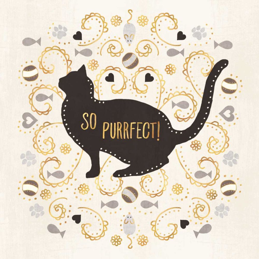 Otomi Cats III Neutral art print by Veronique Charron for $57.95 CAD