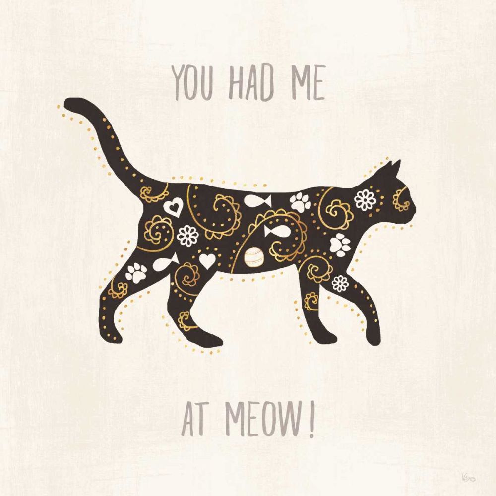 Otomi Cats IV Neutral art print by Veronique Charron for $57.95 CAD