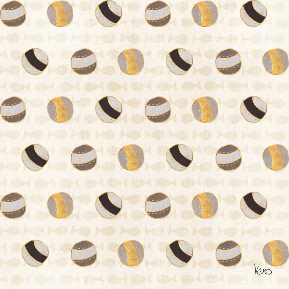 Otomi Cats Step 02A Neutral art print by Veronique Charron for $57.95 CAD
