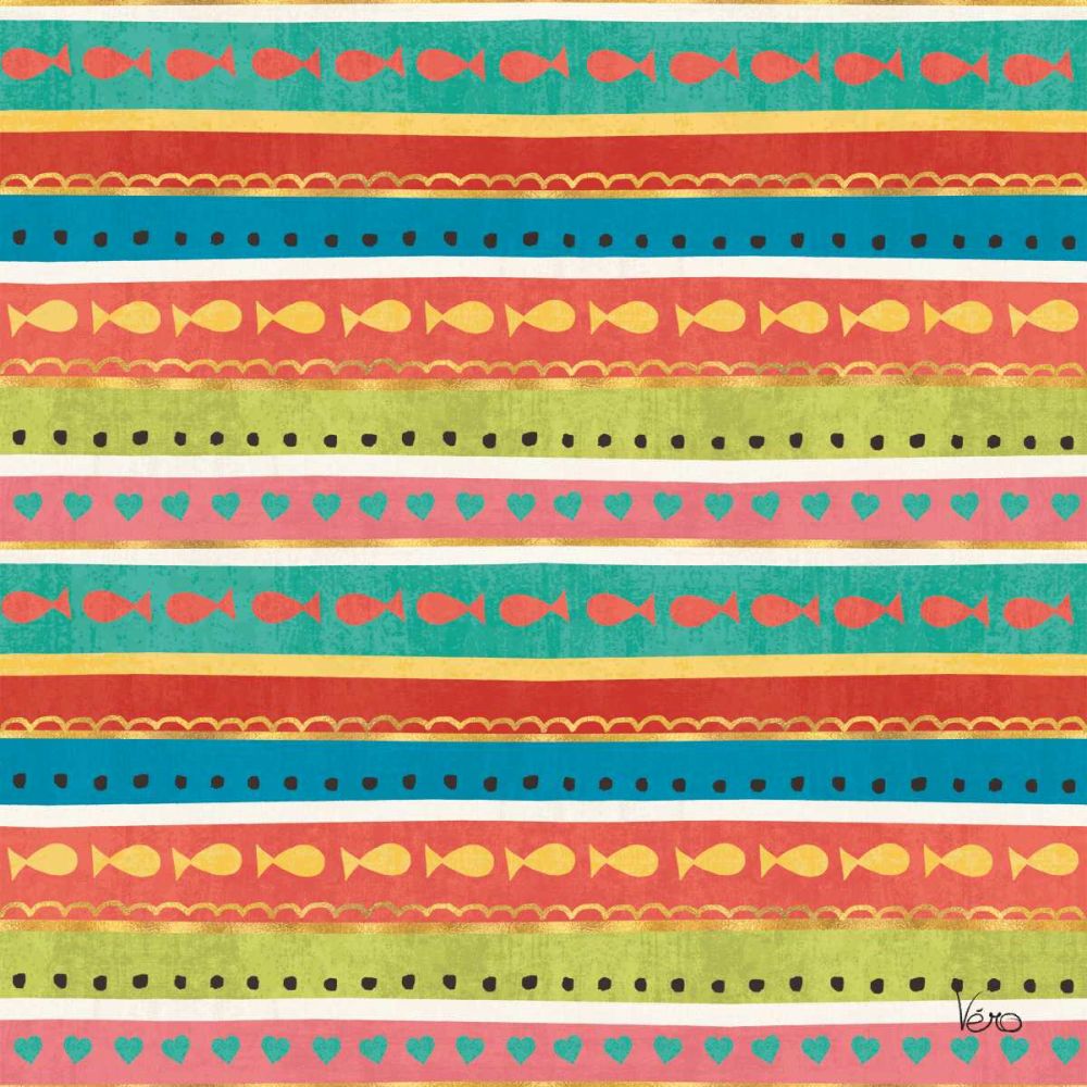 Otomi Cats Step 03 art print by Veronique Charron for $57.95 CAD
