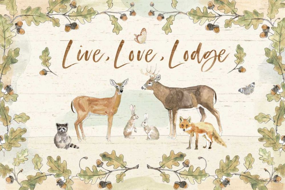 Woodland Wreath IV art print by Beth Grove for $57.95 CAD