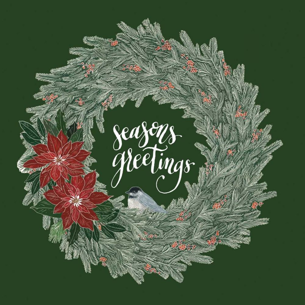 Woodland Wreath II Green art print by Sara Zieve Miller for $57.95 CAD