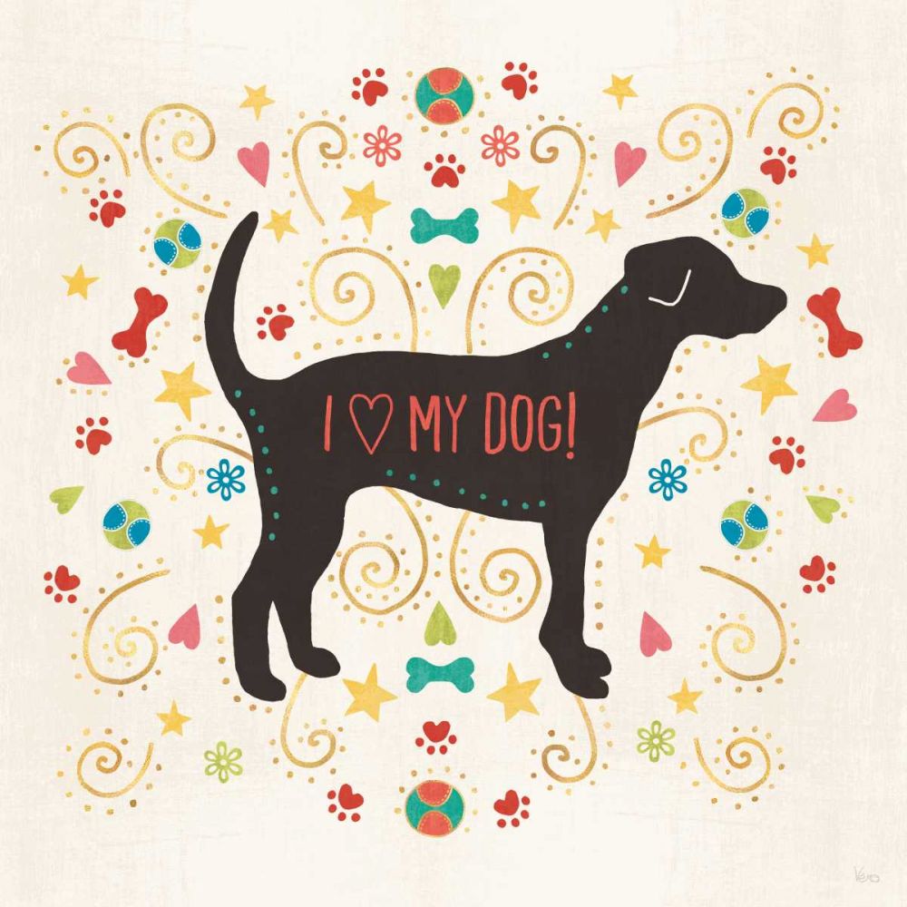 Otomi Dogs II art print by Veronique Charron for $57.95 CAD