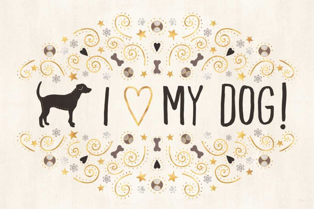 Otomi Dogs I Neutral art print by Veronique Charron for $57.95 CAD