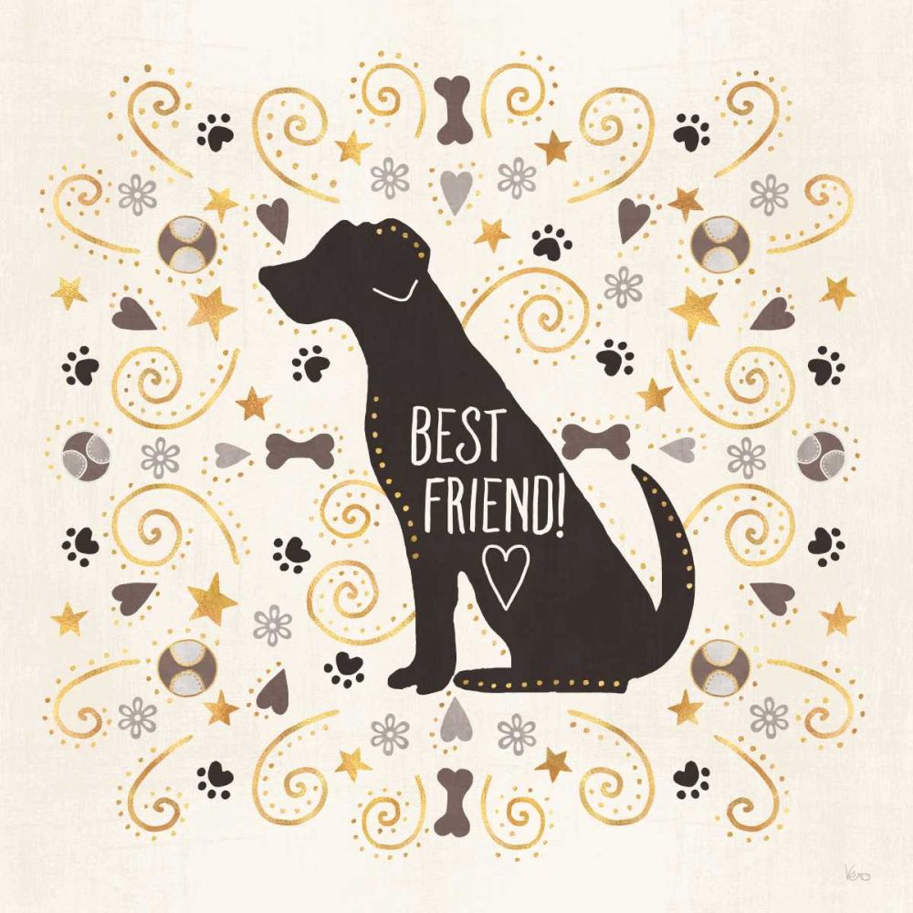 Otomi Dogs III Neutral art print by Veronique Charron for $57.95 CAD
