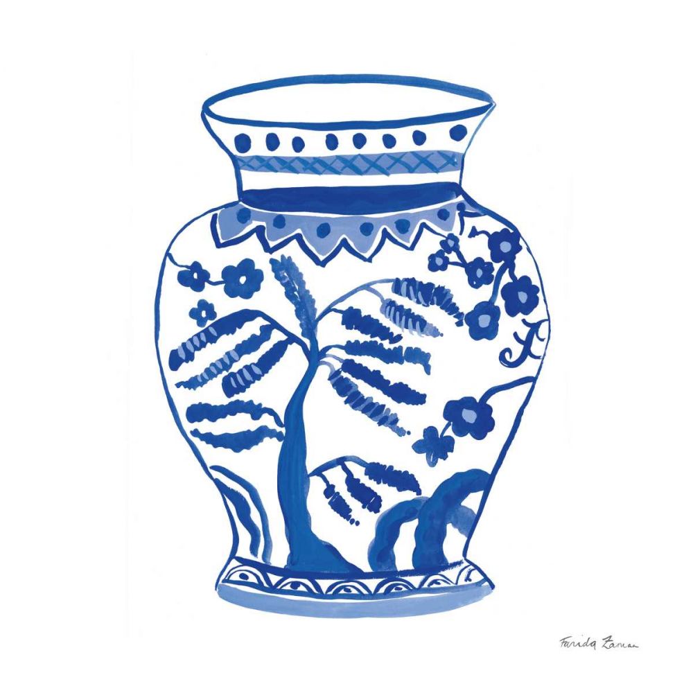 Chinoiserie IV art print by Farida Zaman for $57.95 CAD