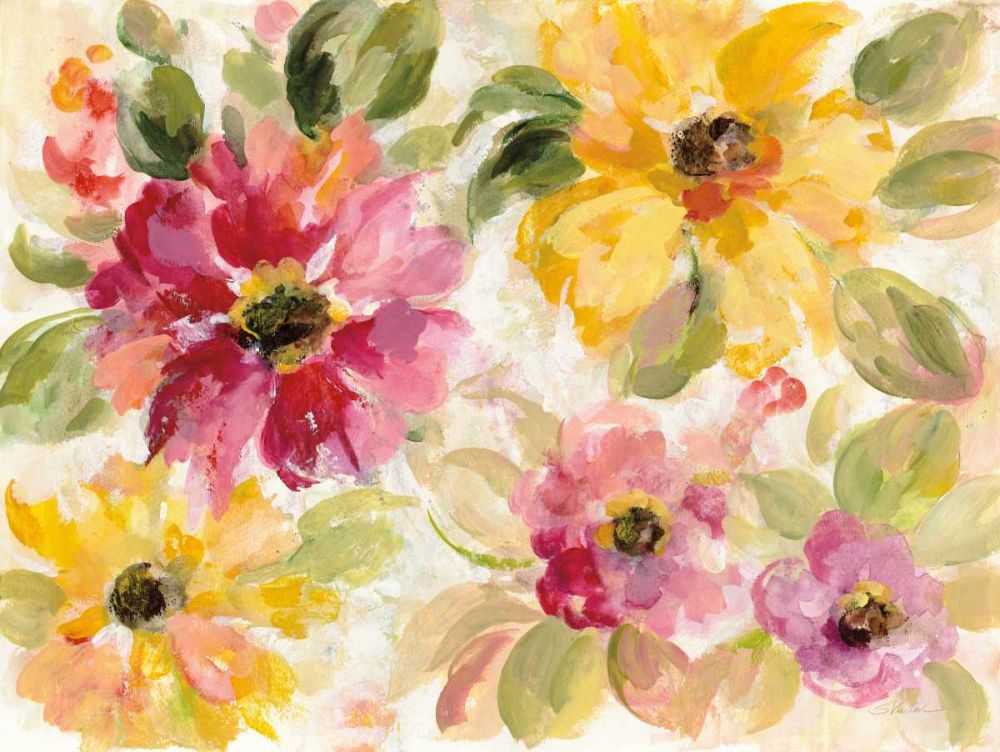 Floral Radiance art print by Silvia Vassileva for $57.95 CAD