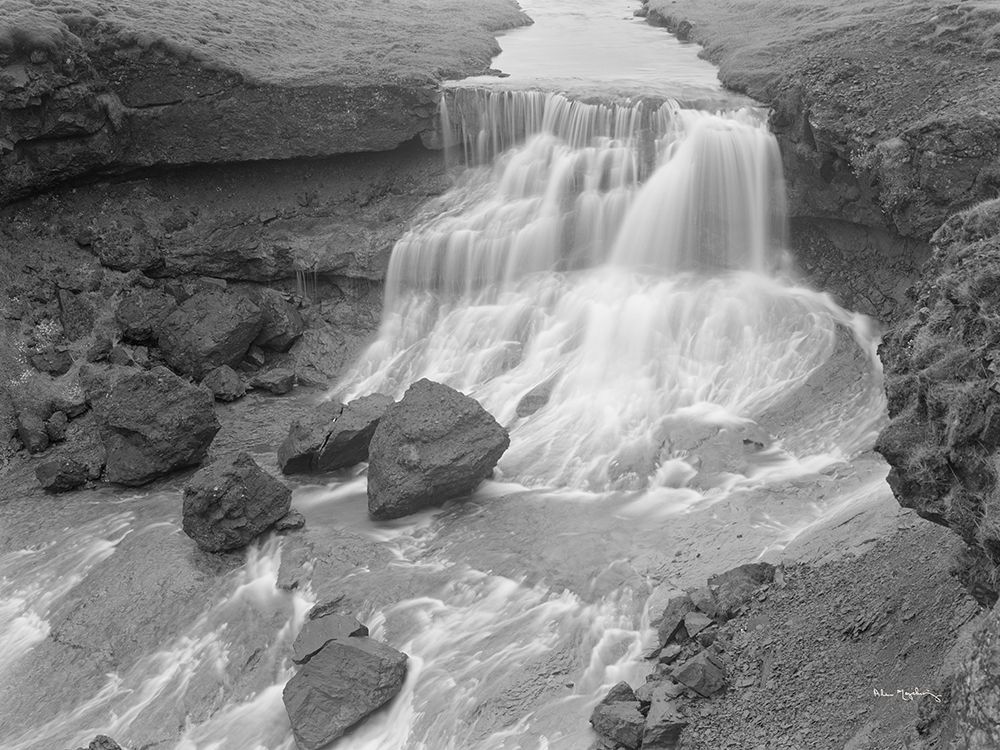 Waterfall along the Fjarthra River art print by Alan Majchrowicz for $57.95 CAD