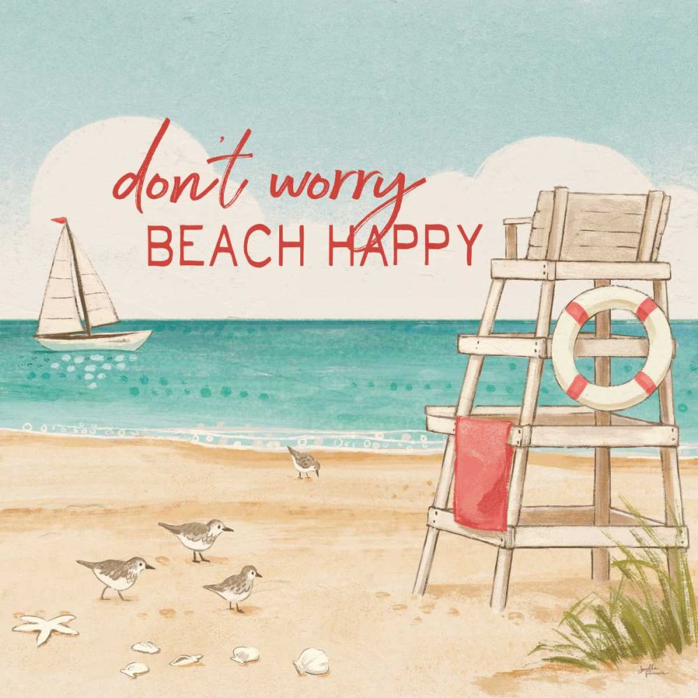 Beach Time III art print by Janelle Penner for $57.95 CAD