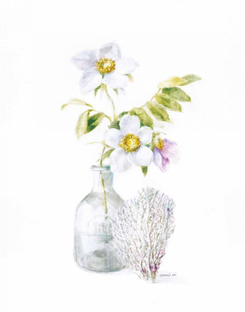 Beach Flowers II art print by Danhui Nai for $57.95 CAD