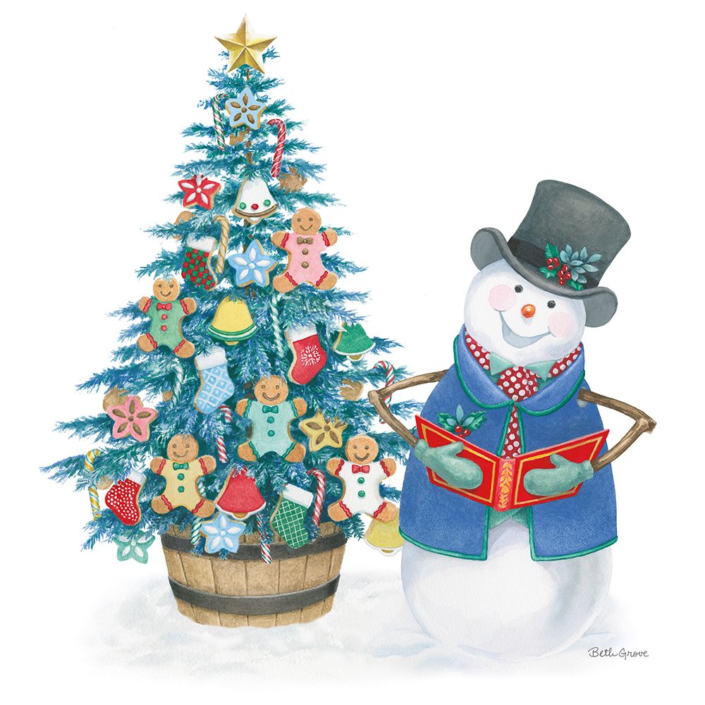 Main Street Christmas IX art print by Beth Grove for $57.95 CAD