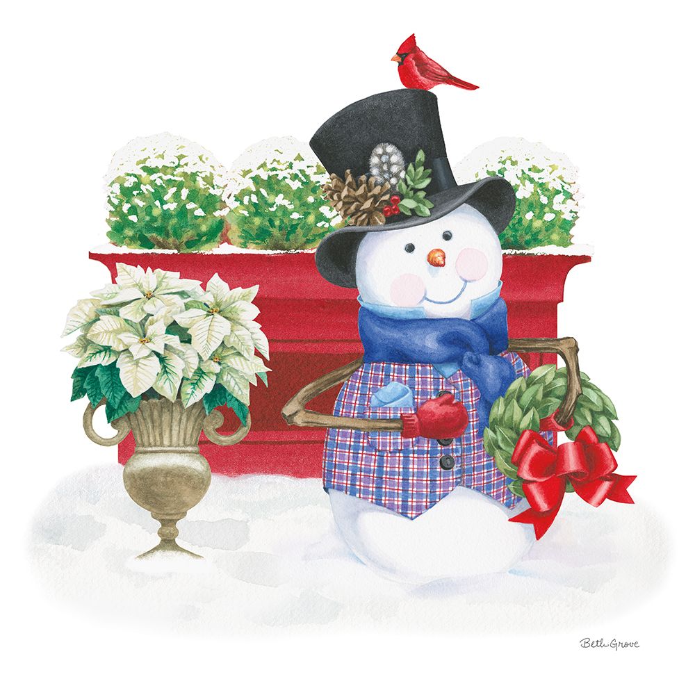 Main Street Christmas X art print by Beth Grove for $57.95 CAD