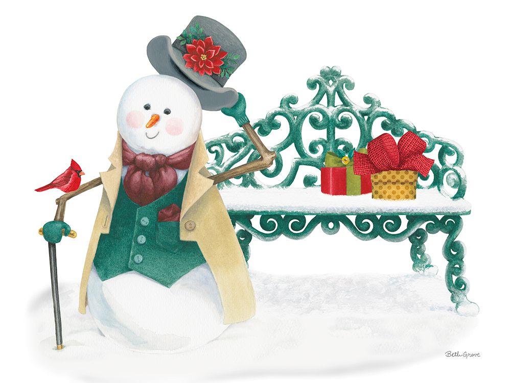Main Street Christmas XII art print by Beth Grove for $57.95 CAD