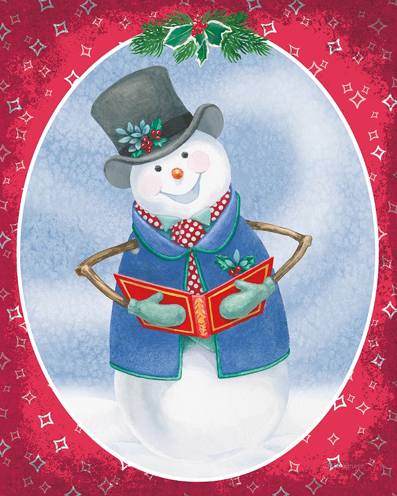 Main Street Christmas V art print by Beth Grove for $57.95 CAD