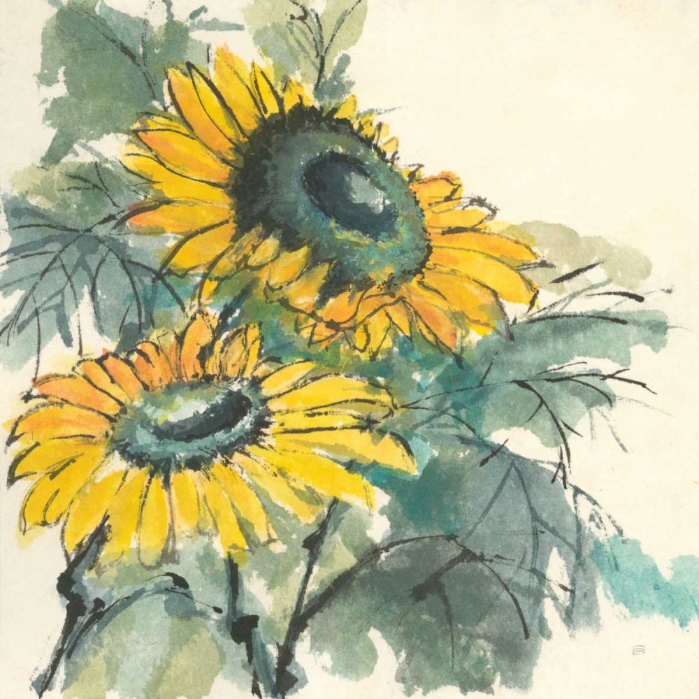 Sunflower I art print by Chris Paschke for $57.95 CAD