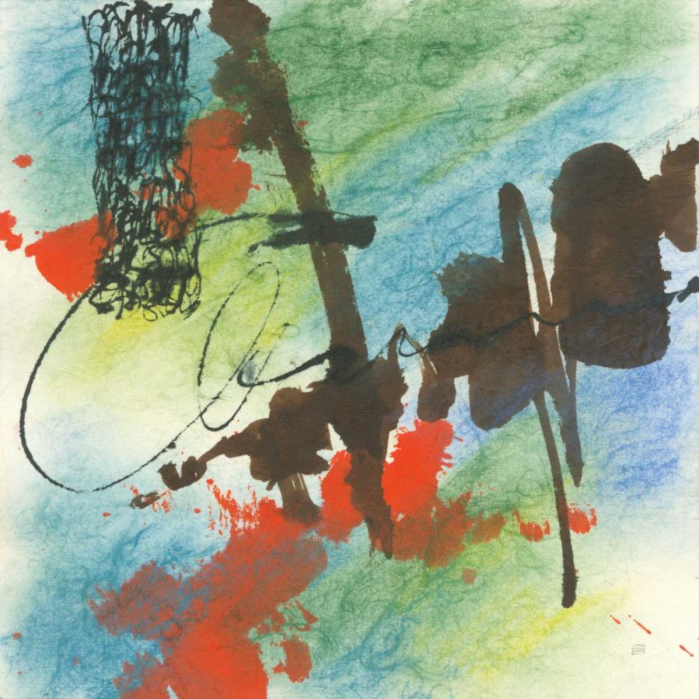 Graffiti Blue I art print by Chris Paschke for $57.95 CAD