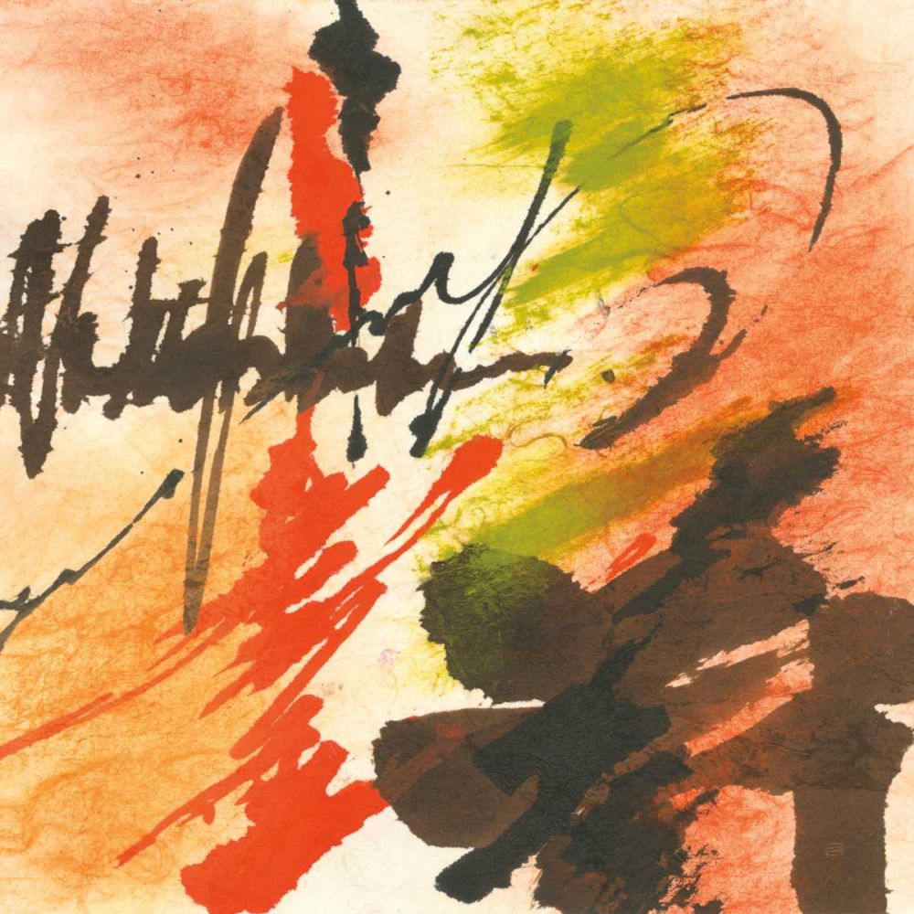Graffiti Orange II art print by Chris Paschke for $57.95 CAD