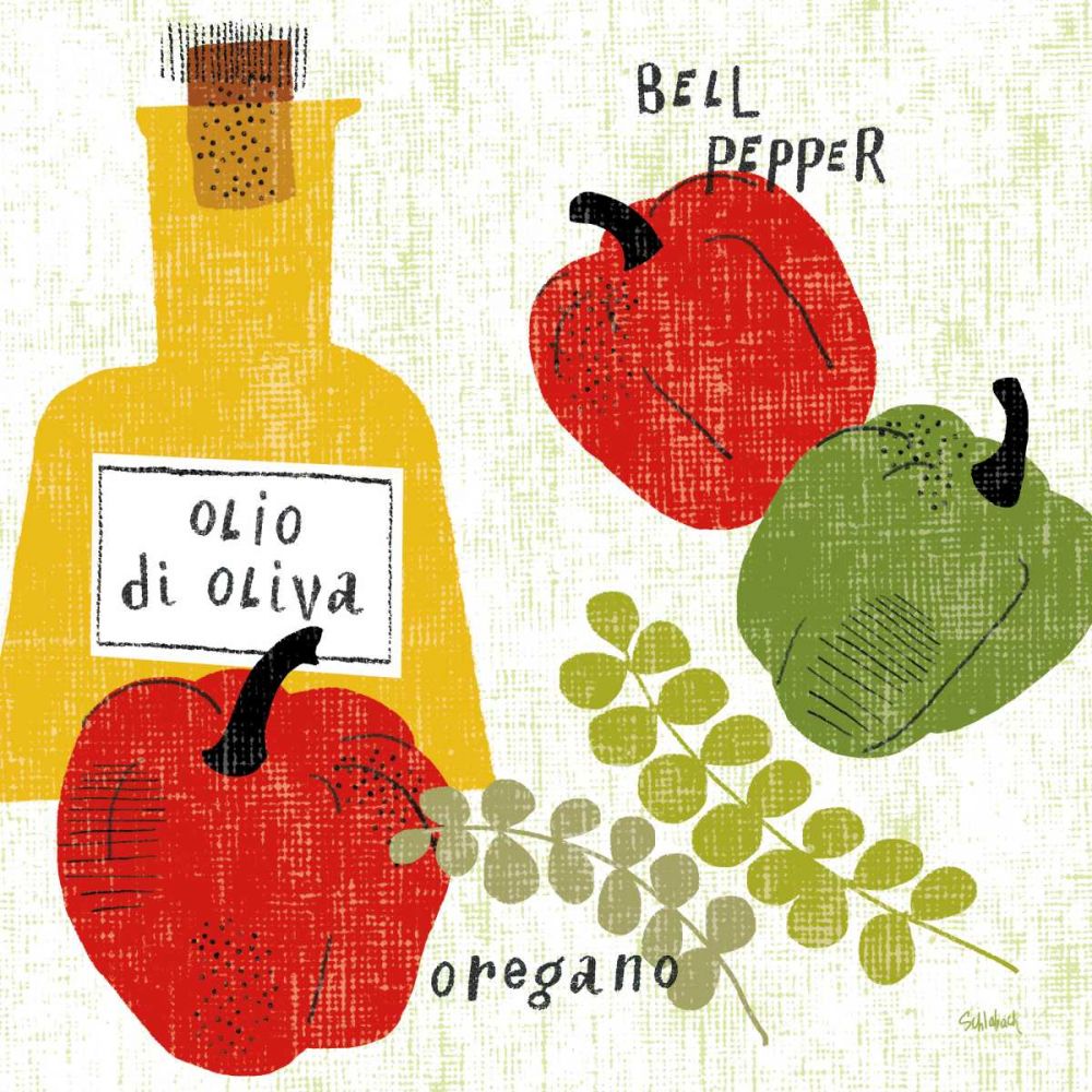 Italiano Peppers art print by Sue Schlabach for $57.95 CAD