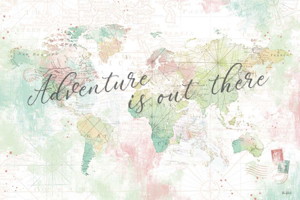 World Adventure I art print by Katie Pertiet for $57.95 CAD