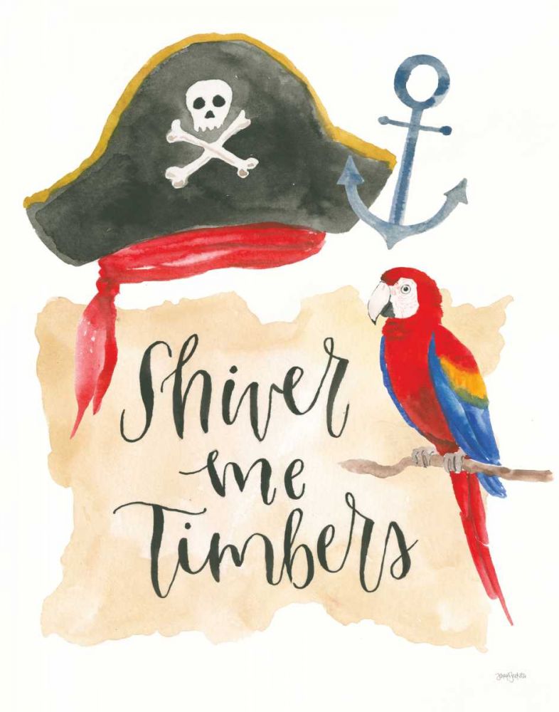 Pirates III on White art print by Jenaya Jackson for $57.95 CAD