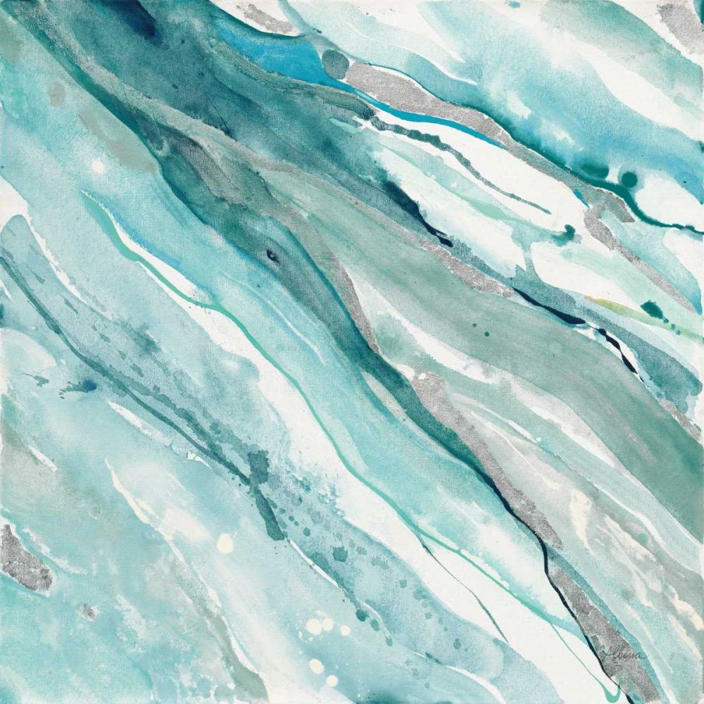 Silver Springs II Blue Green art print by Albena Hristova for $57.95 CAD