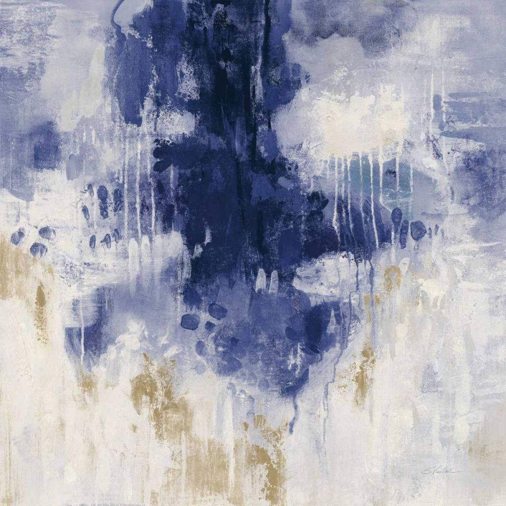 Blue Rain art print by Silvia Vassileva for $57.95 CAD