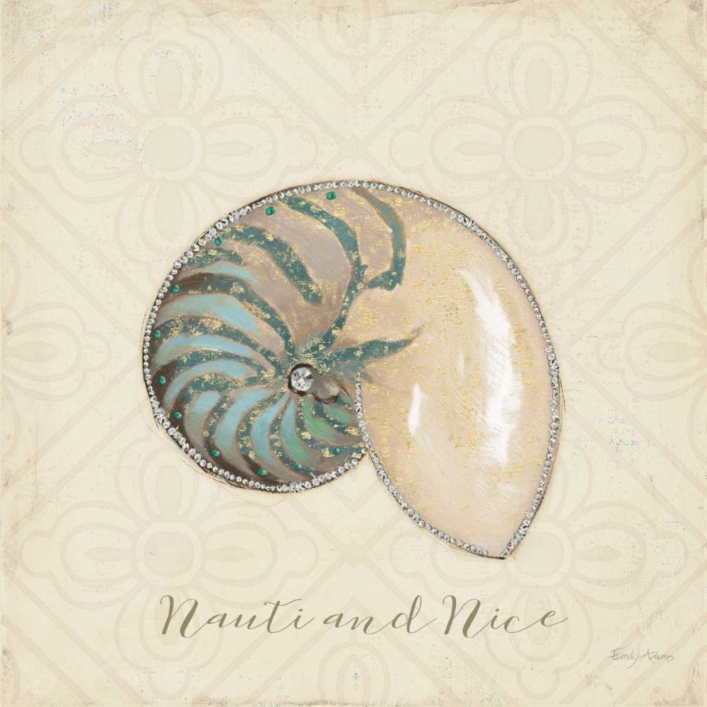 Beach Treasures III Christmas art print by Emily Adams for $57.95 CAD