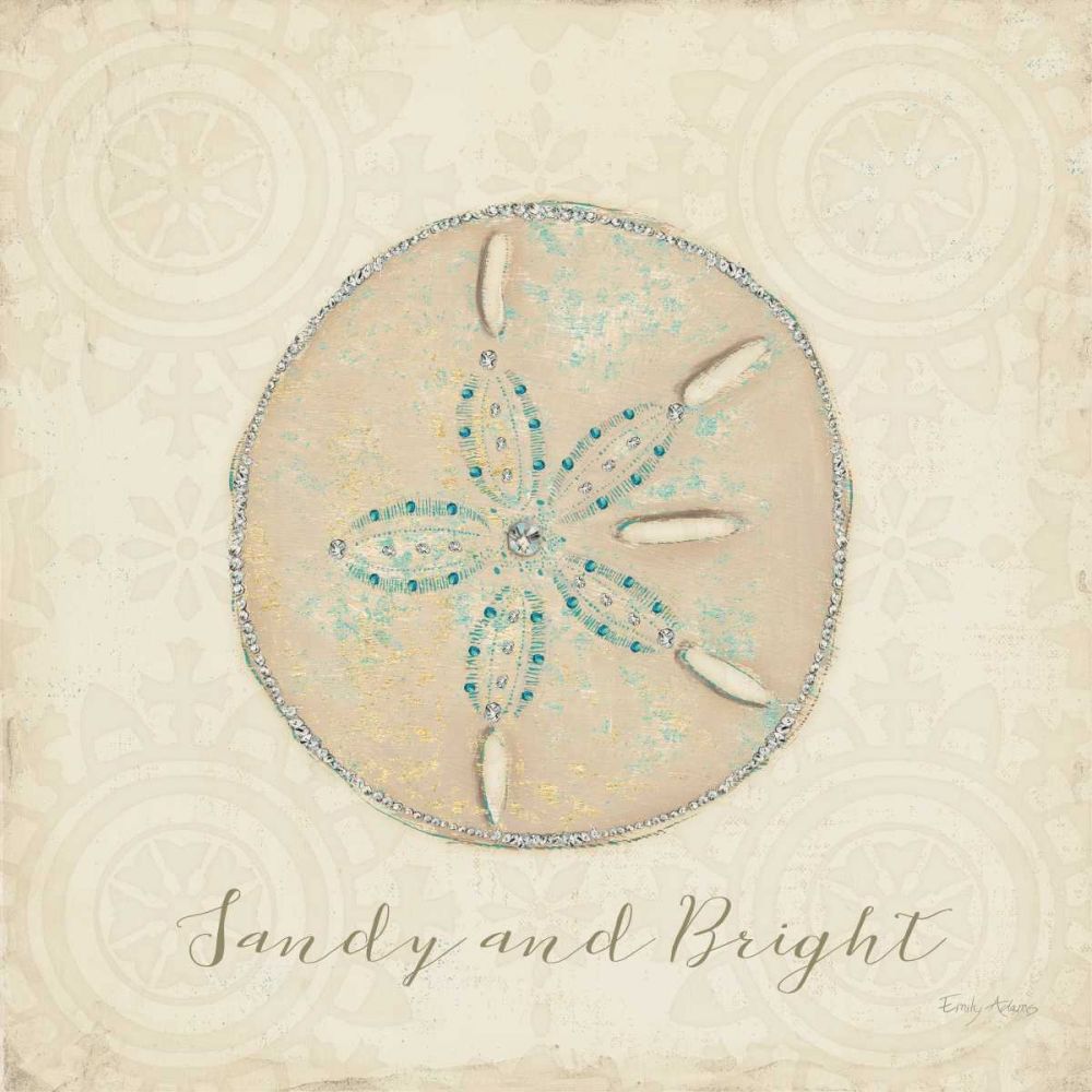 Beach Treasures IV Christmas art print by Emily Adams for $57.95 CAD