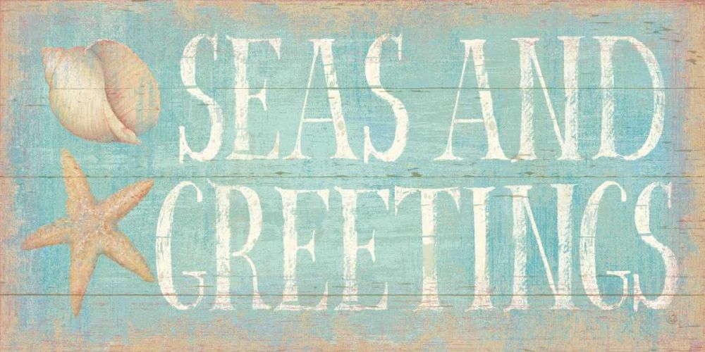 Pastel Coast Greetings art print by Daphne Brissonnet for $57.95 CAD