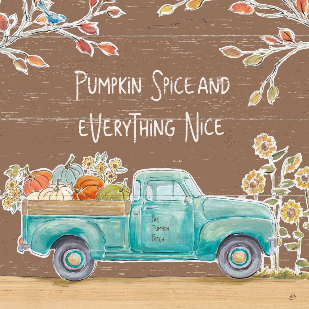 Fall Market III on Walnut art print by Daphne Brissonnet for $57.95 CAD