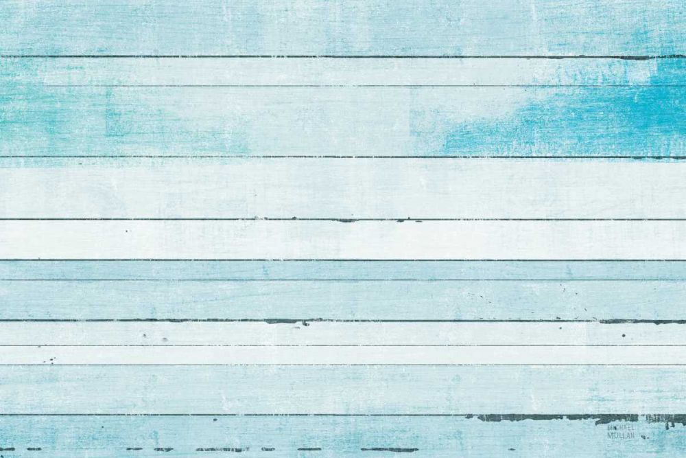 Beachscape Palms IX blue art print by Michael Mullan for $57.95 CAD